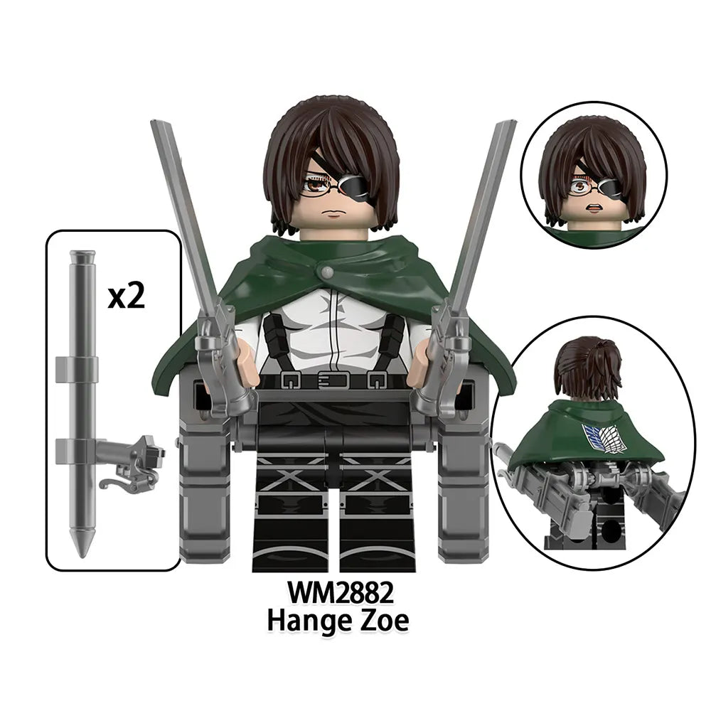 Zestaw figurek Attack On Titan - W-2882