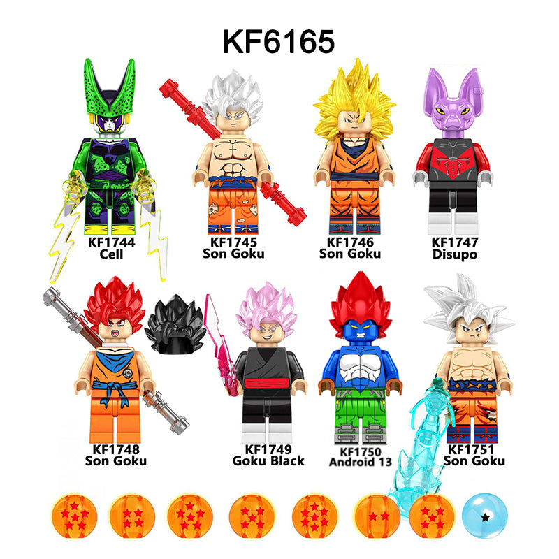 Zestaw figurek Dragon Ball - Zestaw x8