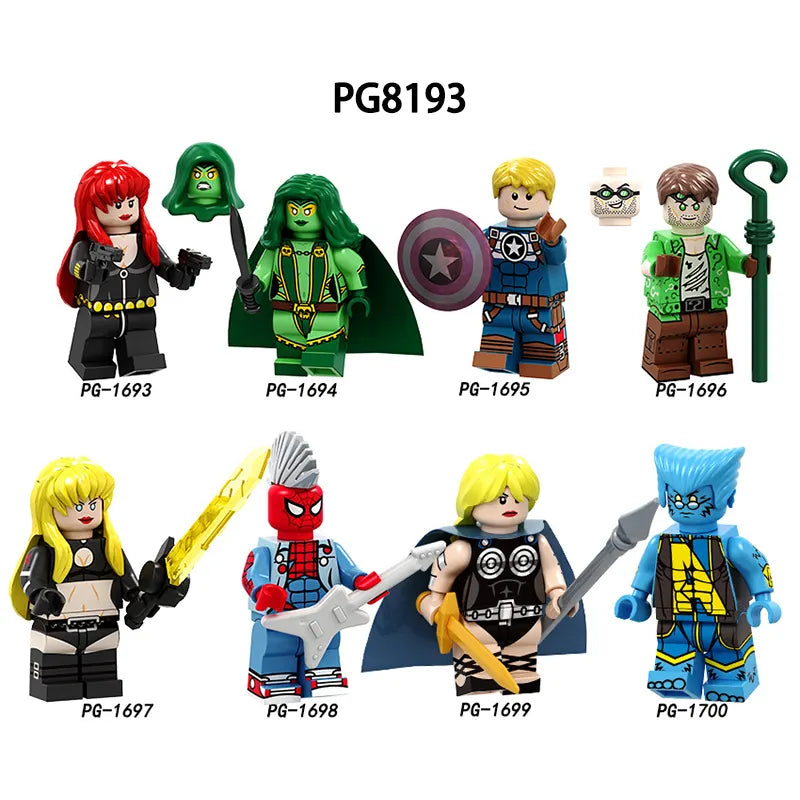 Zestaw figurek Super Hero - Zestaw x8