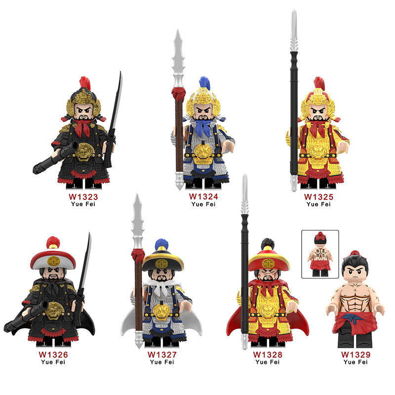 Zestaw figurek Chinese Medieval - Zestaw x7