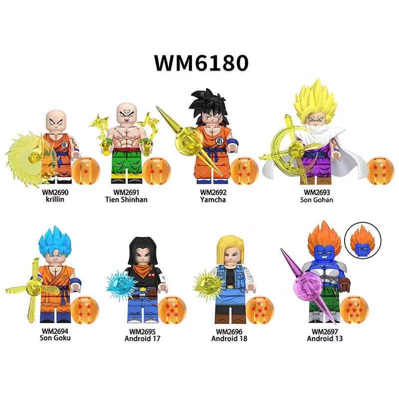 Zestaw figurek dragon ball