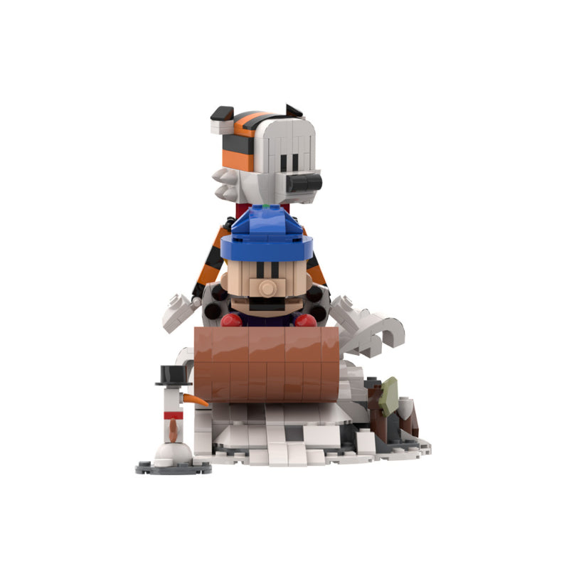 Zestaw klocków Calvin and Hobbes Sled