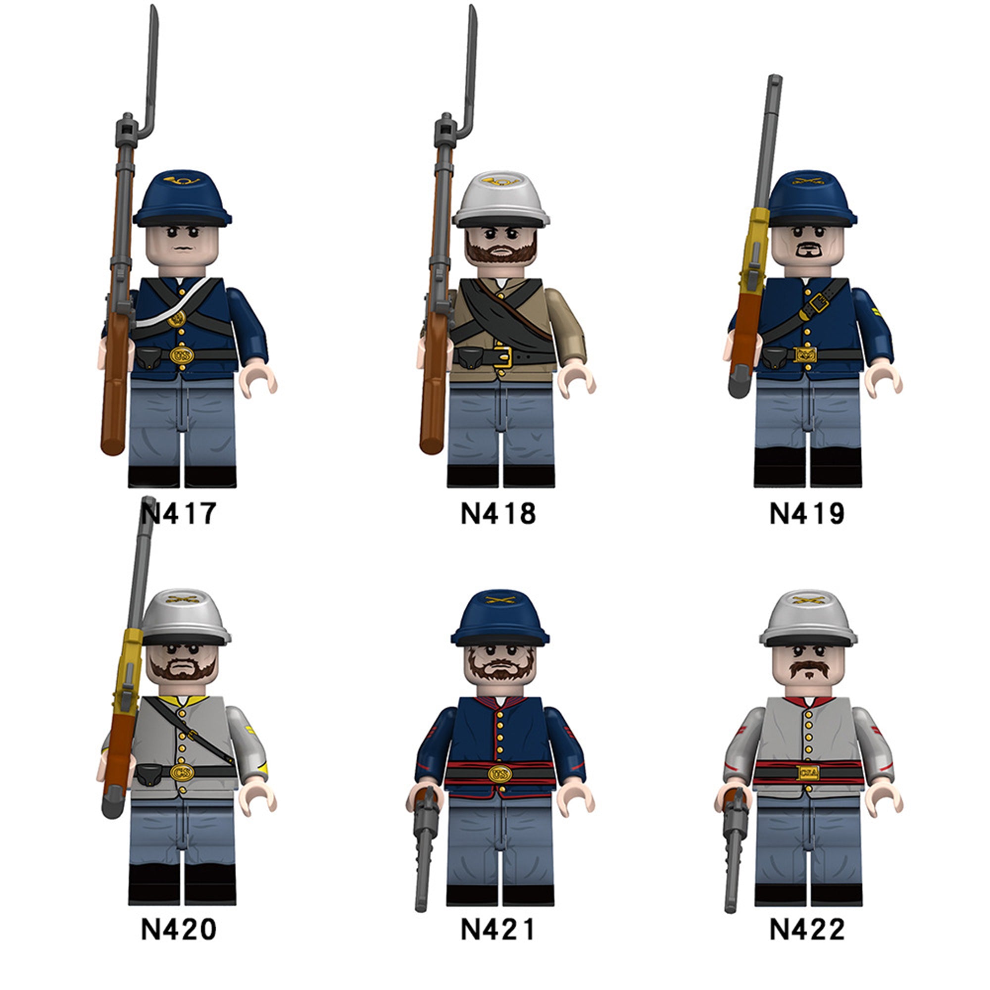 Zestaw figurek Military - Zestaw x6