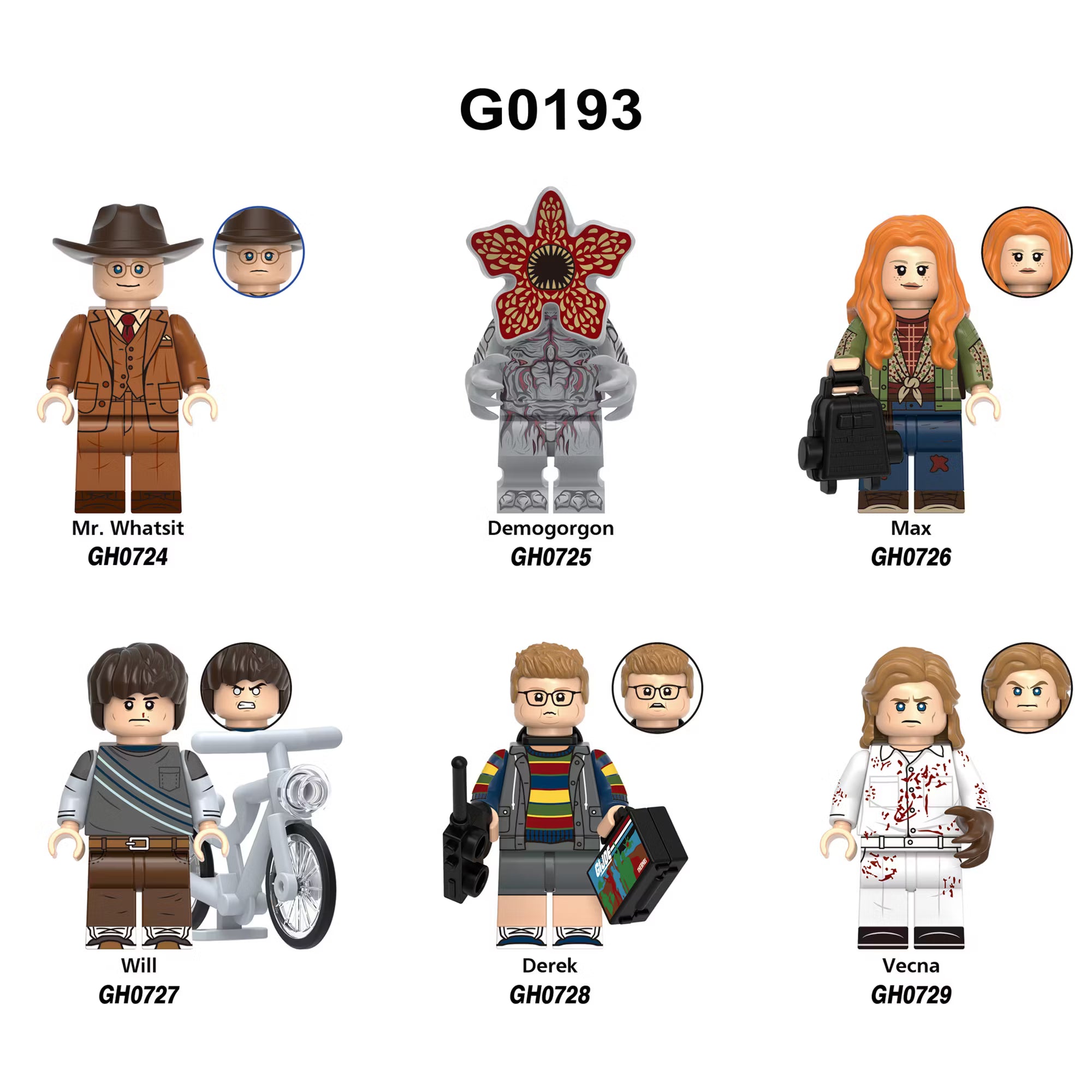 Zestaw figurek stranger things