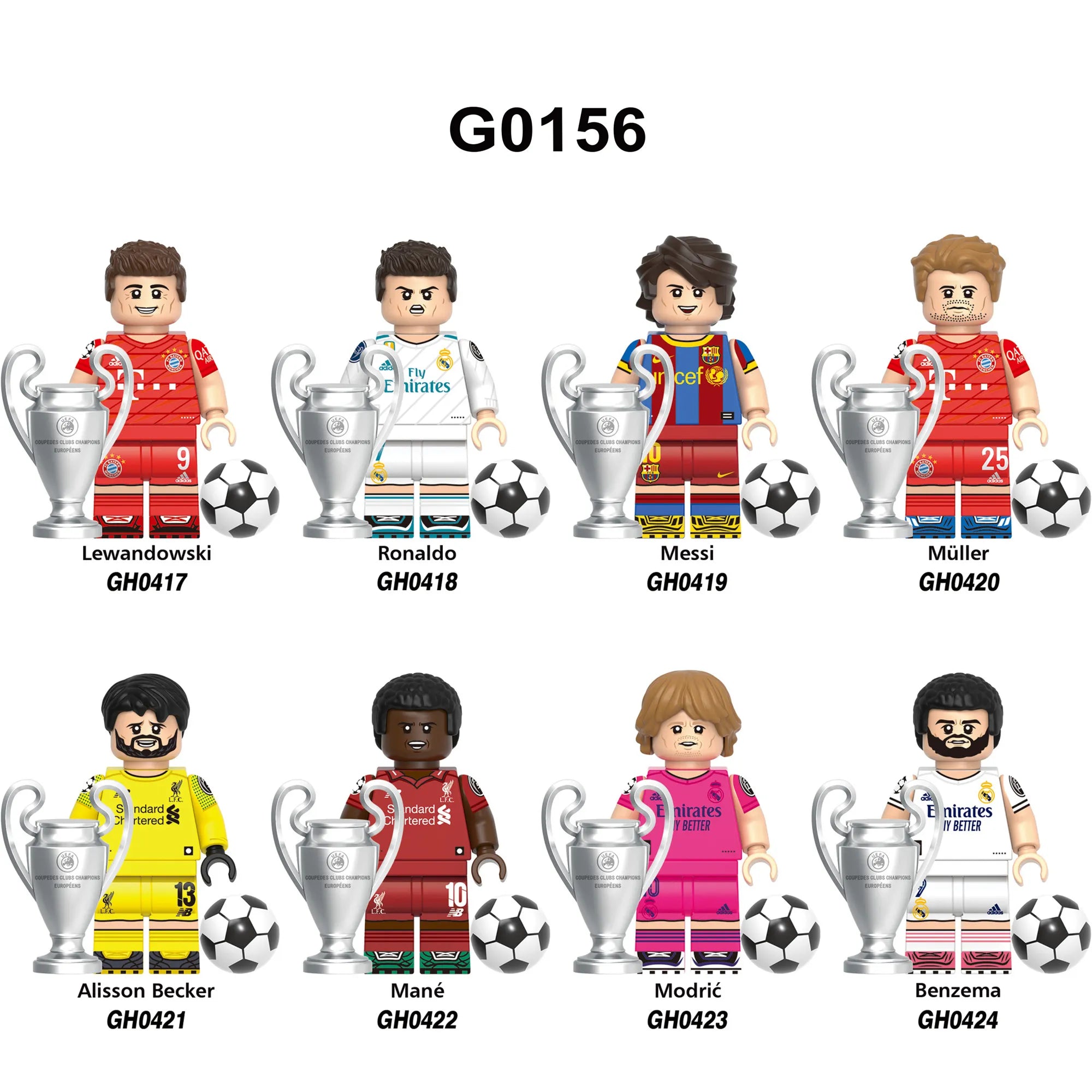 Zestaw figurek World Cup - Zestaw x8