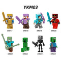 Zestaw figurek Minecraft - Zestaw x8