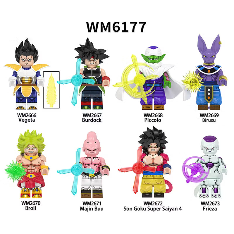 Zestaw figurek dragon ball
