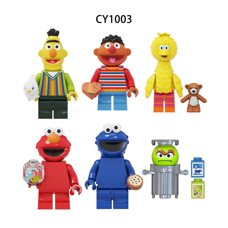 Zestaw figurek Sesame Street - Zestaw x6