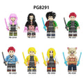 Zestaw figurek Demon Slayer - Zestaw x8