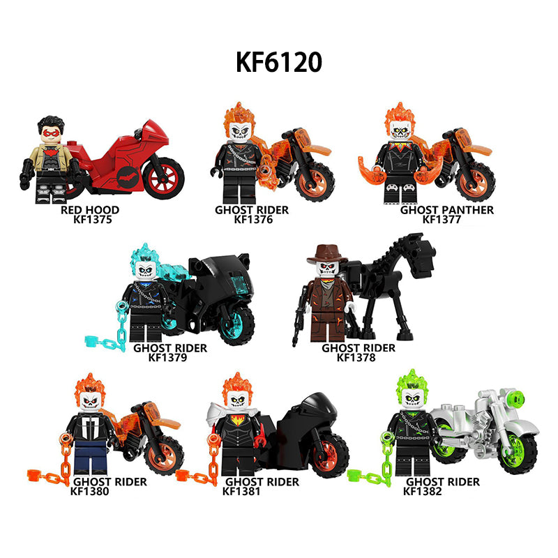 Zestaw figurek Ghost Rider - Zestaw x8