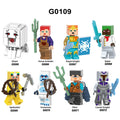 Zestaw figurek Minecraft - Zestaw x8