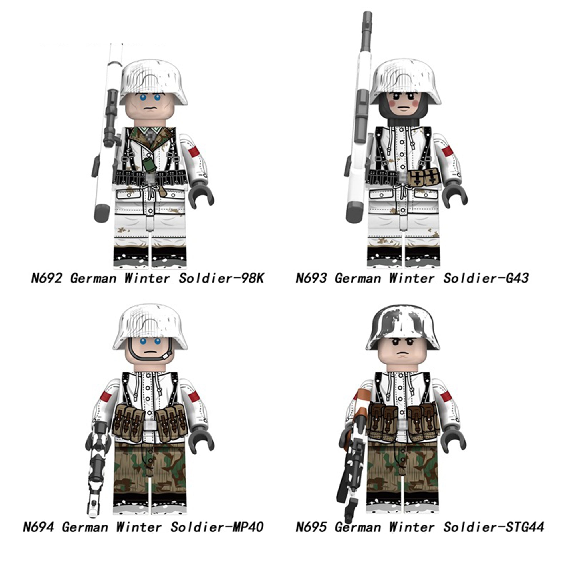 Zestaw figurek Military - Zestaw x4