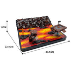 Zestaw klocków Duel on Mustafar Diorama MOC