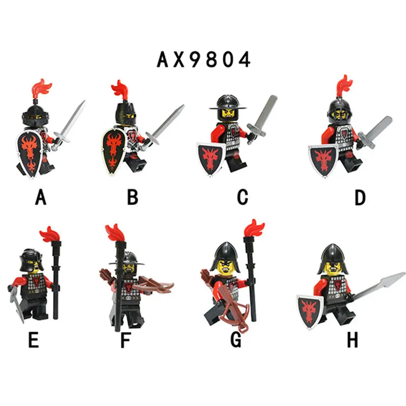 Zestaw figurek Medieval - Zestaw x8