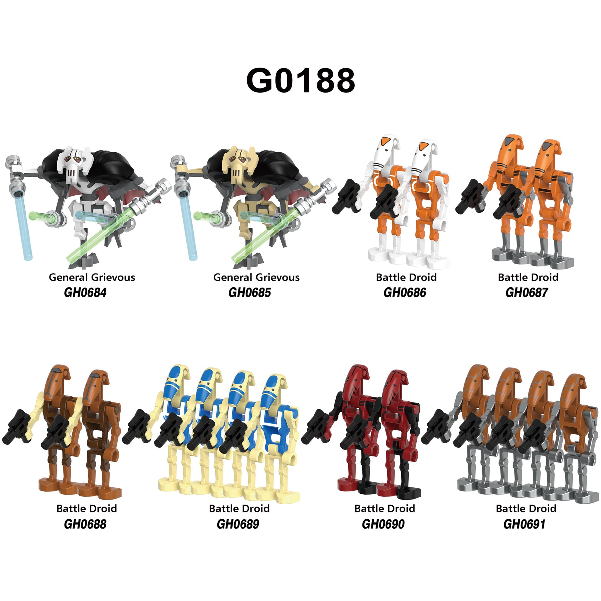 Zestaw figurek Star War - Zestaw x8