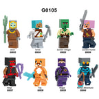 Zestaw figurek Minecraft - Zestaw x8