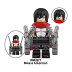 Zestaw figurek attack on titan