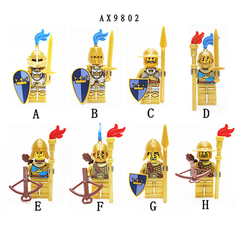 Zestaw figurek Medieval - Zestaw x8
