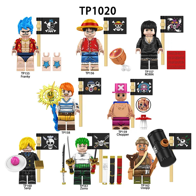 Zestaw figurek One Piece - Zestaw x8