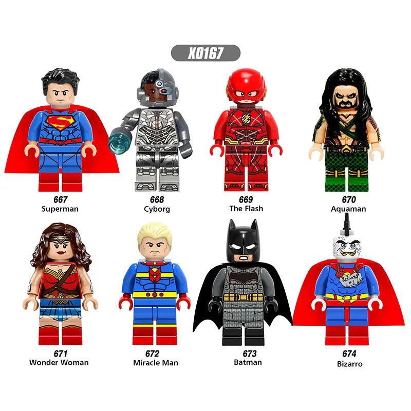 Zestaw figurek Super Hero - Zestaw x8