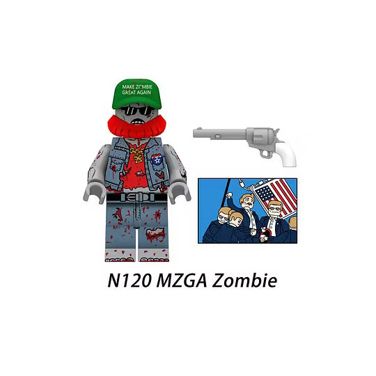 Zestaw figurek zombie