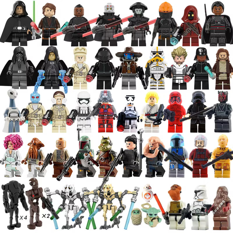 Zestaw figurek star wars 50szt