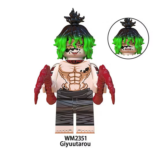 Zestaw figurek demon slayer
