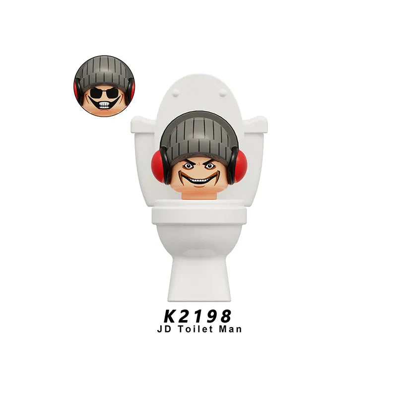 Zestaw figurek Skibidi Toilet - K-2198