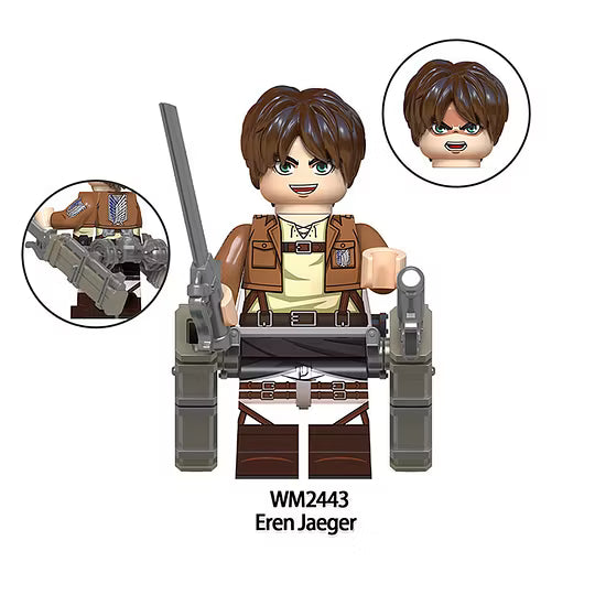 Zestaw figurek attack on titan