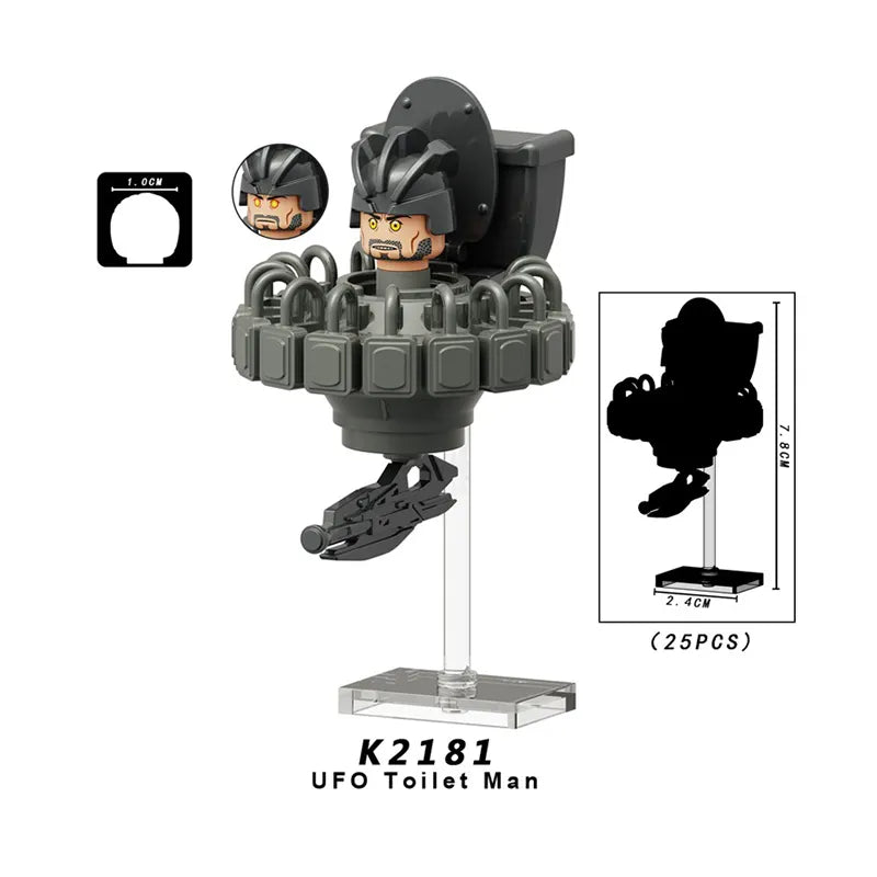 Zestaw figurek Skibidi Toilet - K-2181