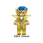 Zestaw figurek gold saints