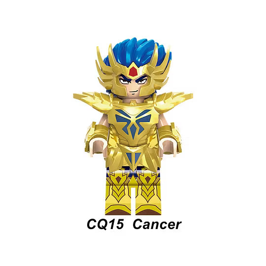Zestaw figurek gold saints
