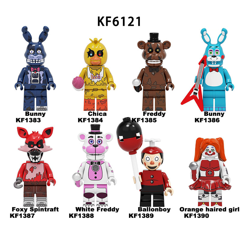 Zestaw figurek Midnight Bear - Zestaw x8