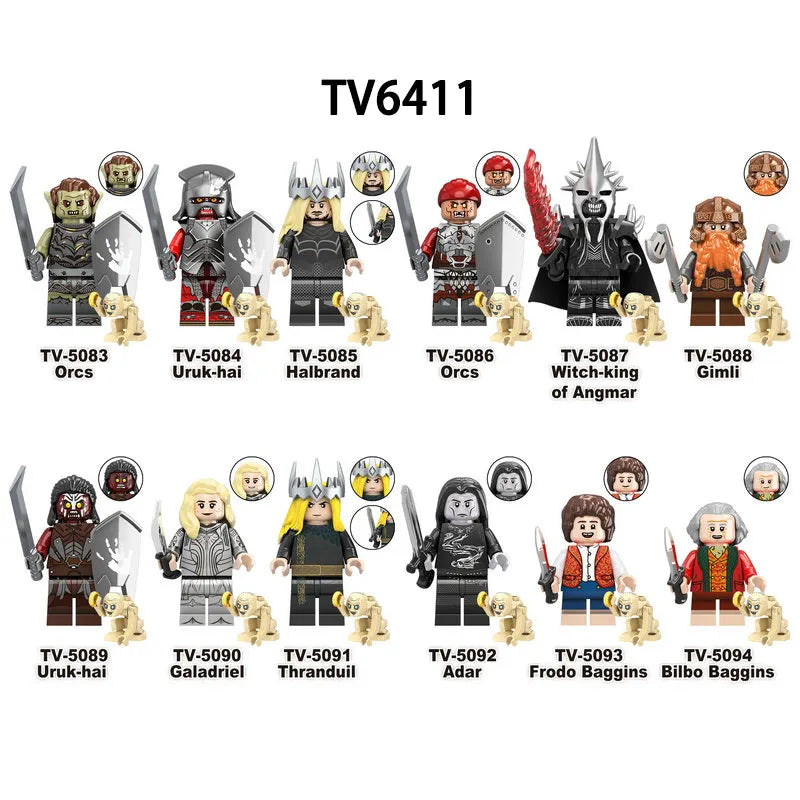Zestaw figurek Lord of The Rings - Zestaw x12