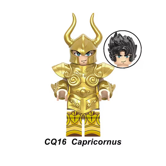 Zestaw figurek gold saints