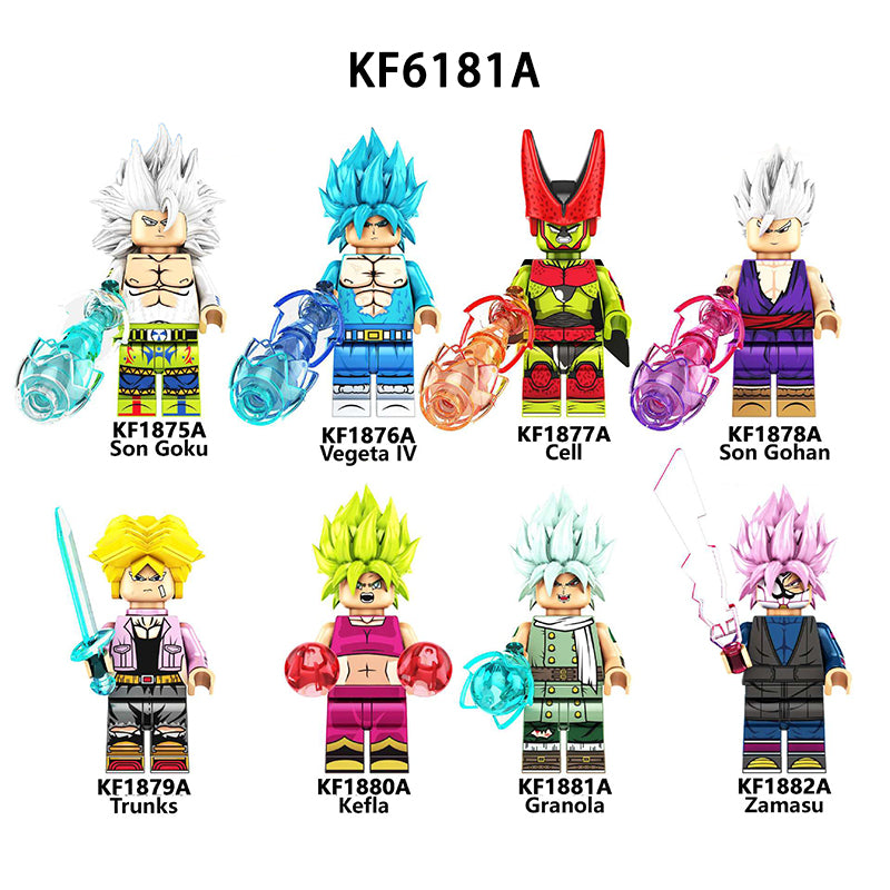 Zestaw figurek Dragon Ball - Zestaw x8
