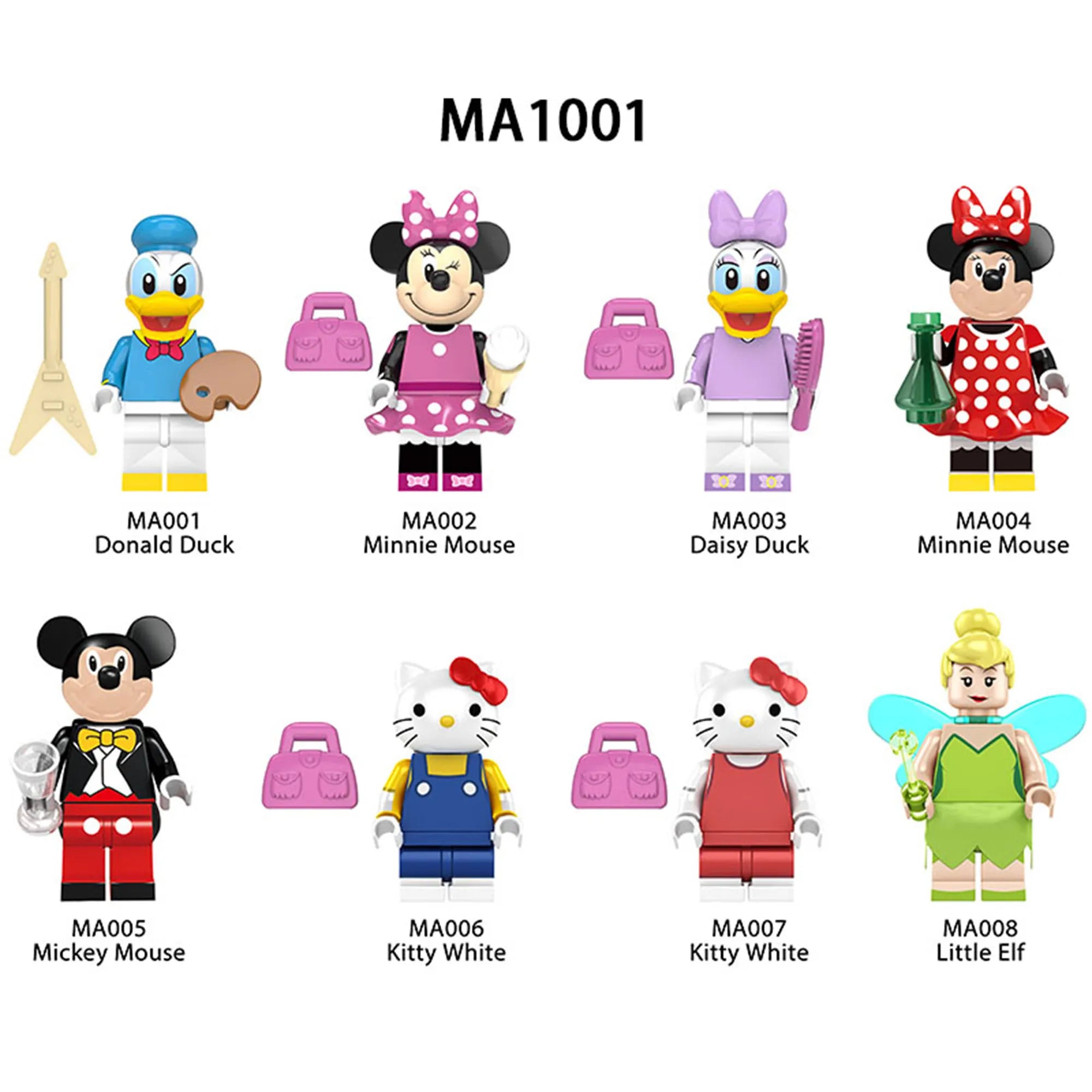 Zestaw figurek Minifigures - Zestaw x8