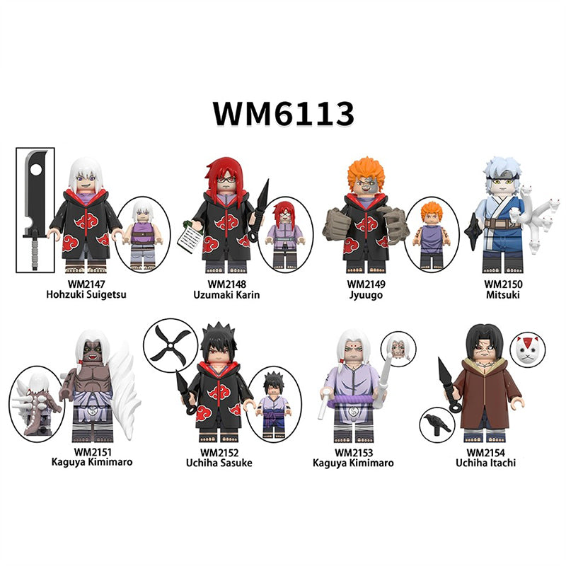 Zestaw figurek Naruto - Zestaw x8