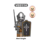 Set of knight figures