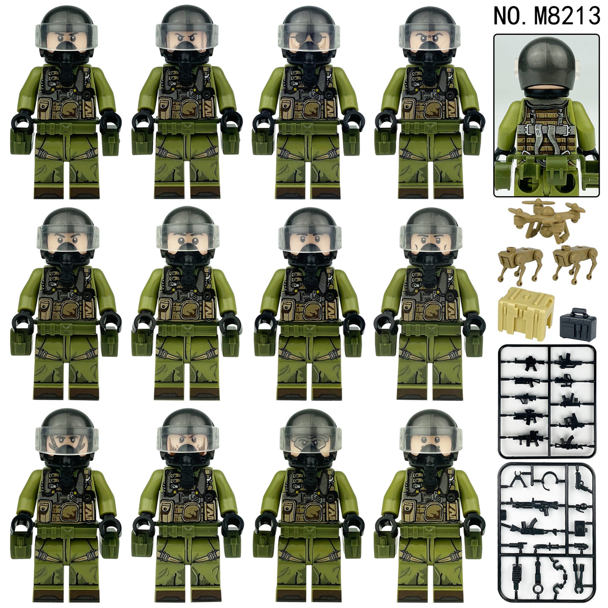 Zestaw figurek Military - Zestaw
