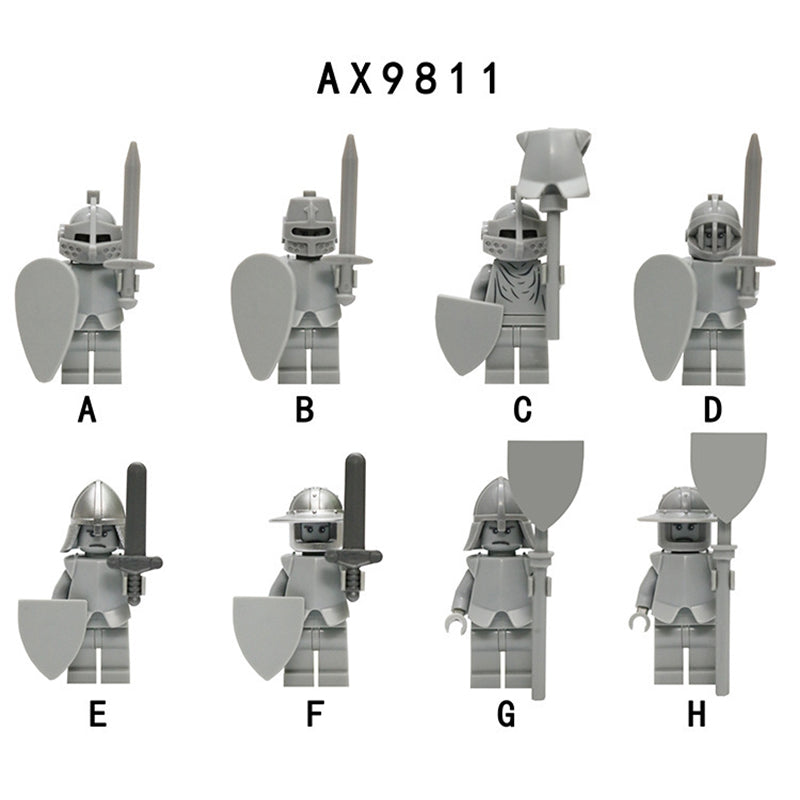 Zestaw figurek Medieval - Zestaw x8
