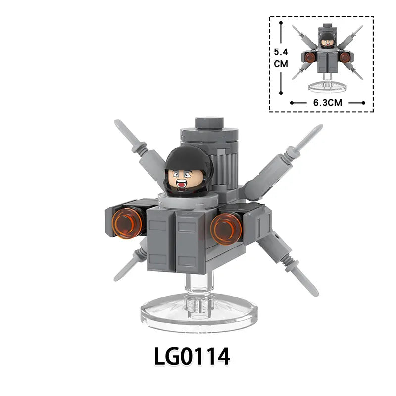Zestaw figurek Skibidi Toilet - LG-0114