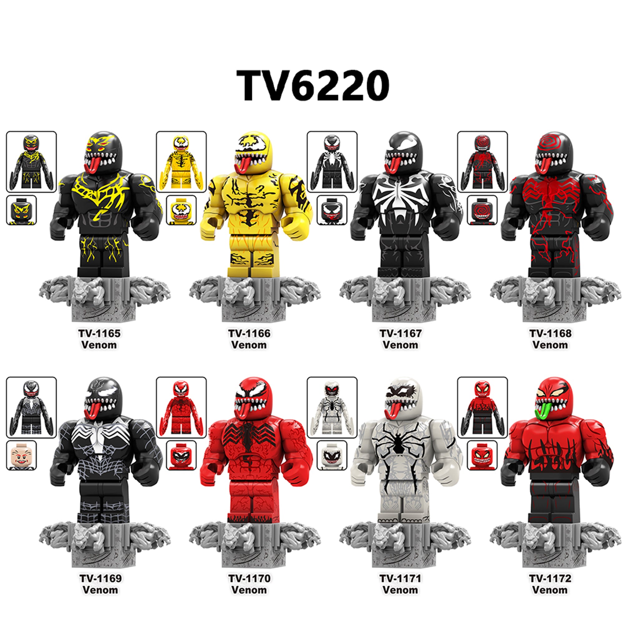 Zestaw figurek Super Hero - Zestaw x8
