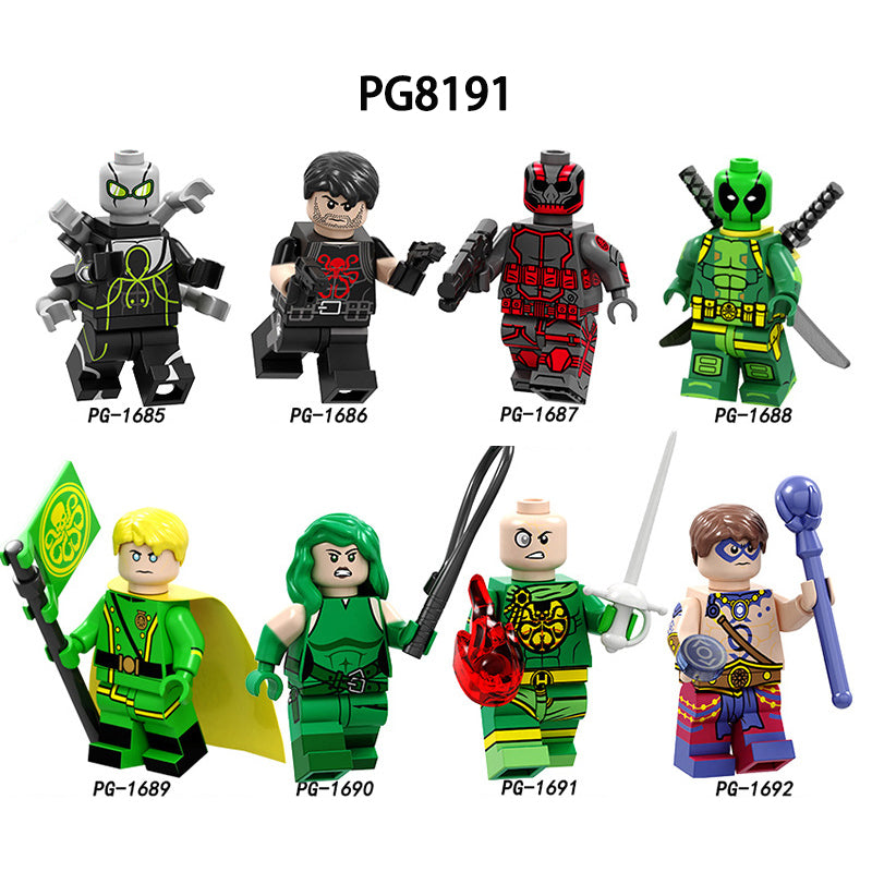 Zestaw figurek Super Hero - Zestaw x8