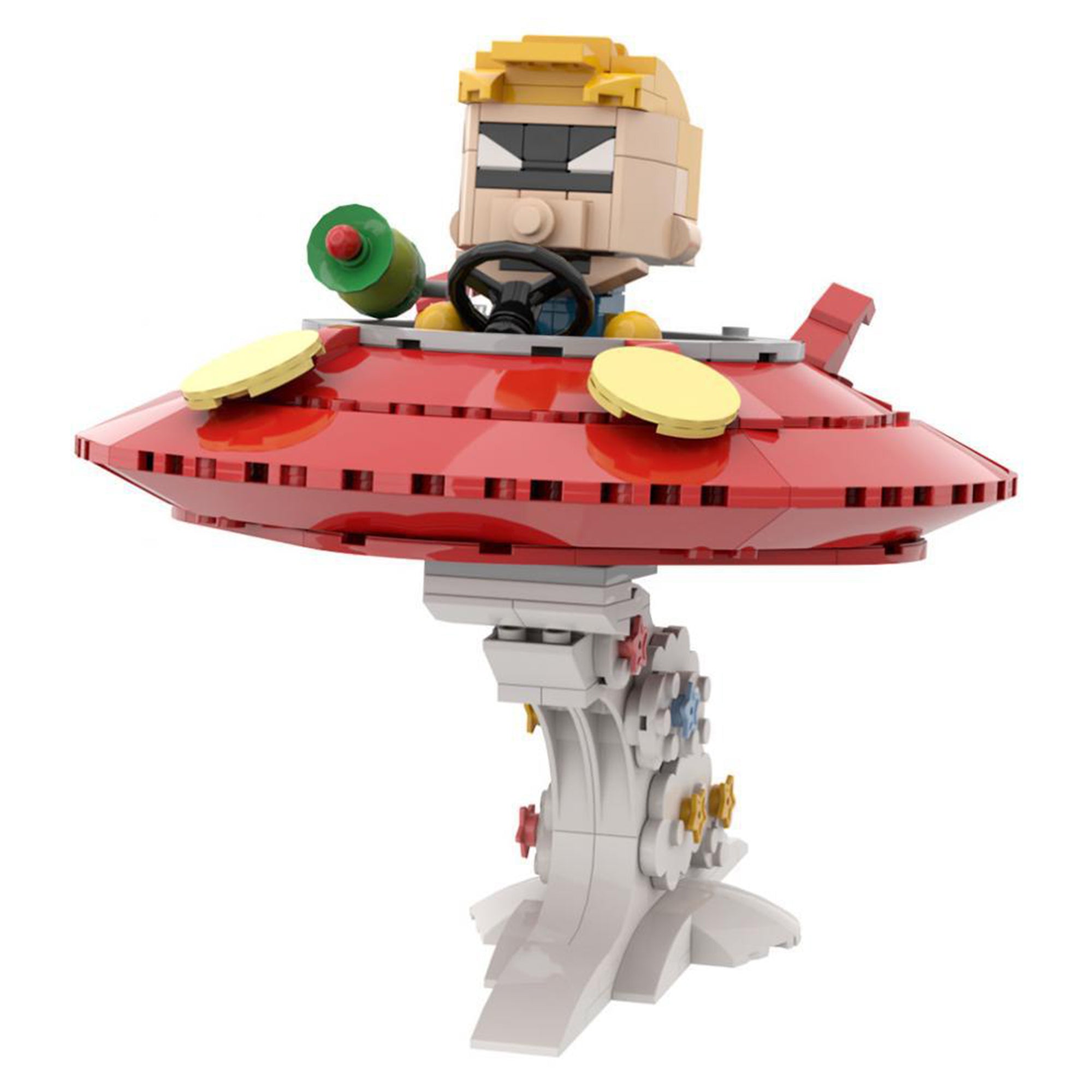 Zestaw klocków Calvin and Hobbes Flying Saucer - MOC A1473