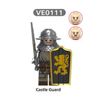 Set of knight figures