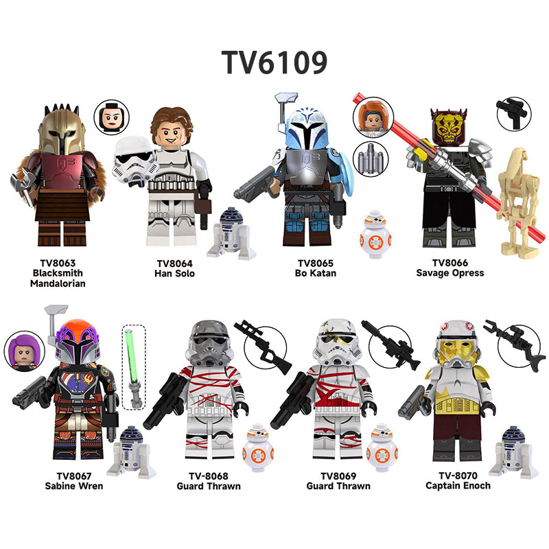 Zestaw figurek Star War - Zestaw x8