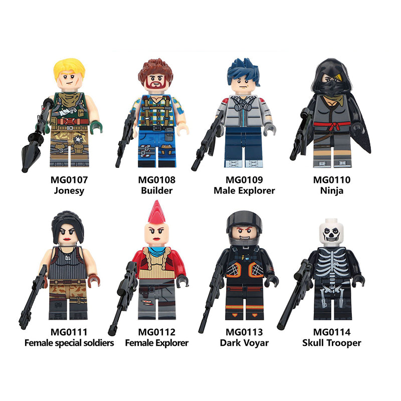 Zestaw figurek Fortnite - Zestaw x8