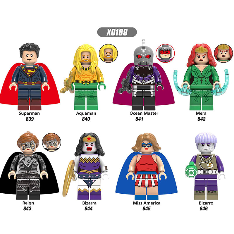 Zestaw figurek Super Hero - Zestaw x8