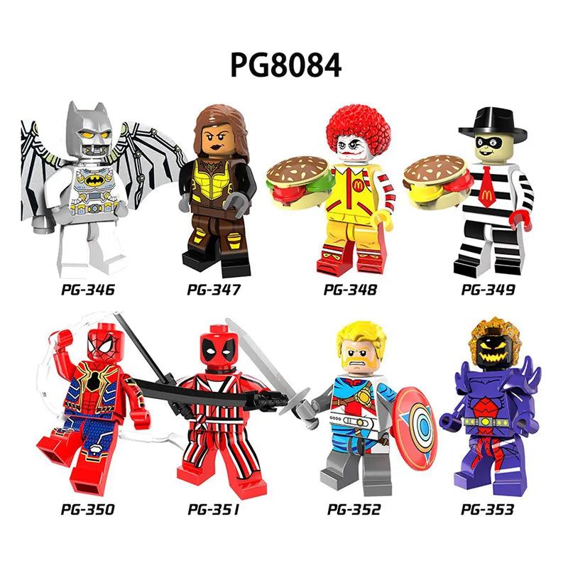 Zestaw figurek Super Hero - Zestaw x8